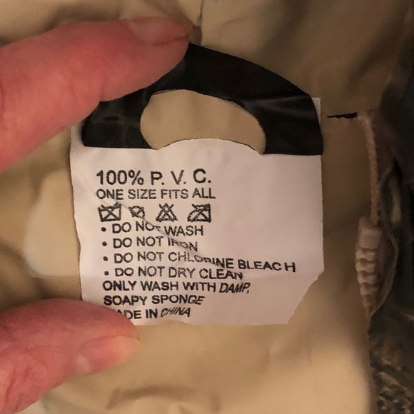 Outdoor Life Mossy Oak Break Up Camo Hooded Rain Jacket One Size Fits All - Picture 8 of 8